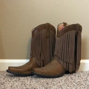 Ariat fringe cowboy boots